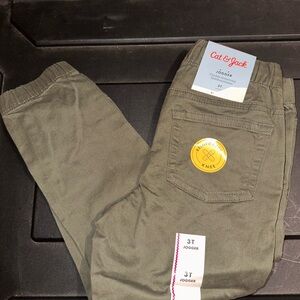 Cat & Jack Olive Green Toddler Jogger Pants NWT